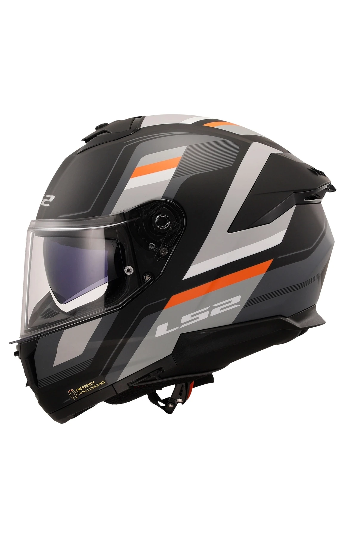 STREAM 2 VINTAGE MAT SİYAH-GRİ-BEYAZ-KIRMIZI KASK