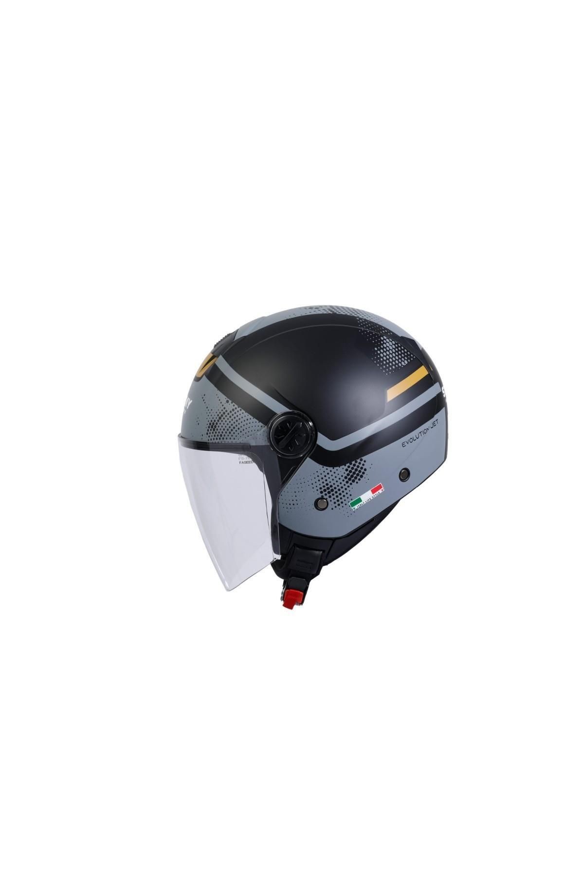 715 Kask Gemını Black Grey