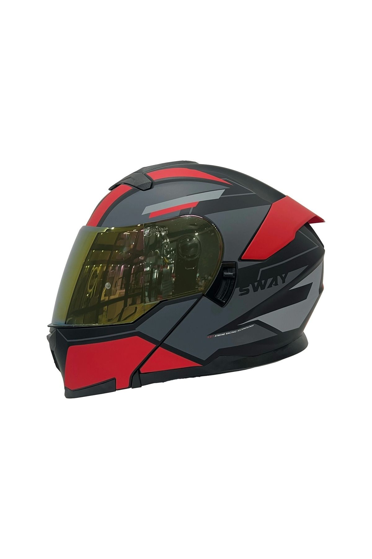 Kask Sw 912 C1 Red Çene Açılır