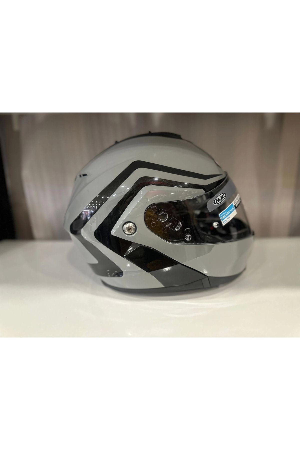 KASK HJC C91N KASK NEPOS MC5 PARLAK GRİ/SİYAH