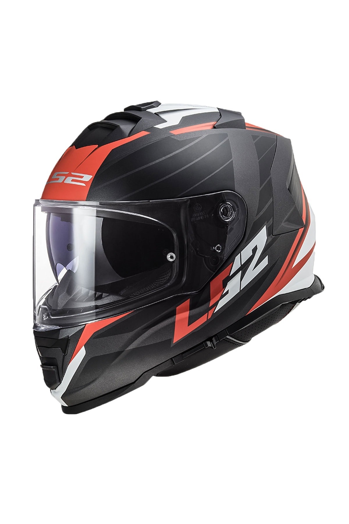 Ff800 Storm 2 Nerve Mat Black Red Motorcu Kaskı