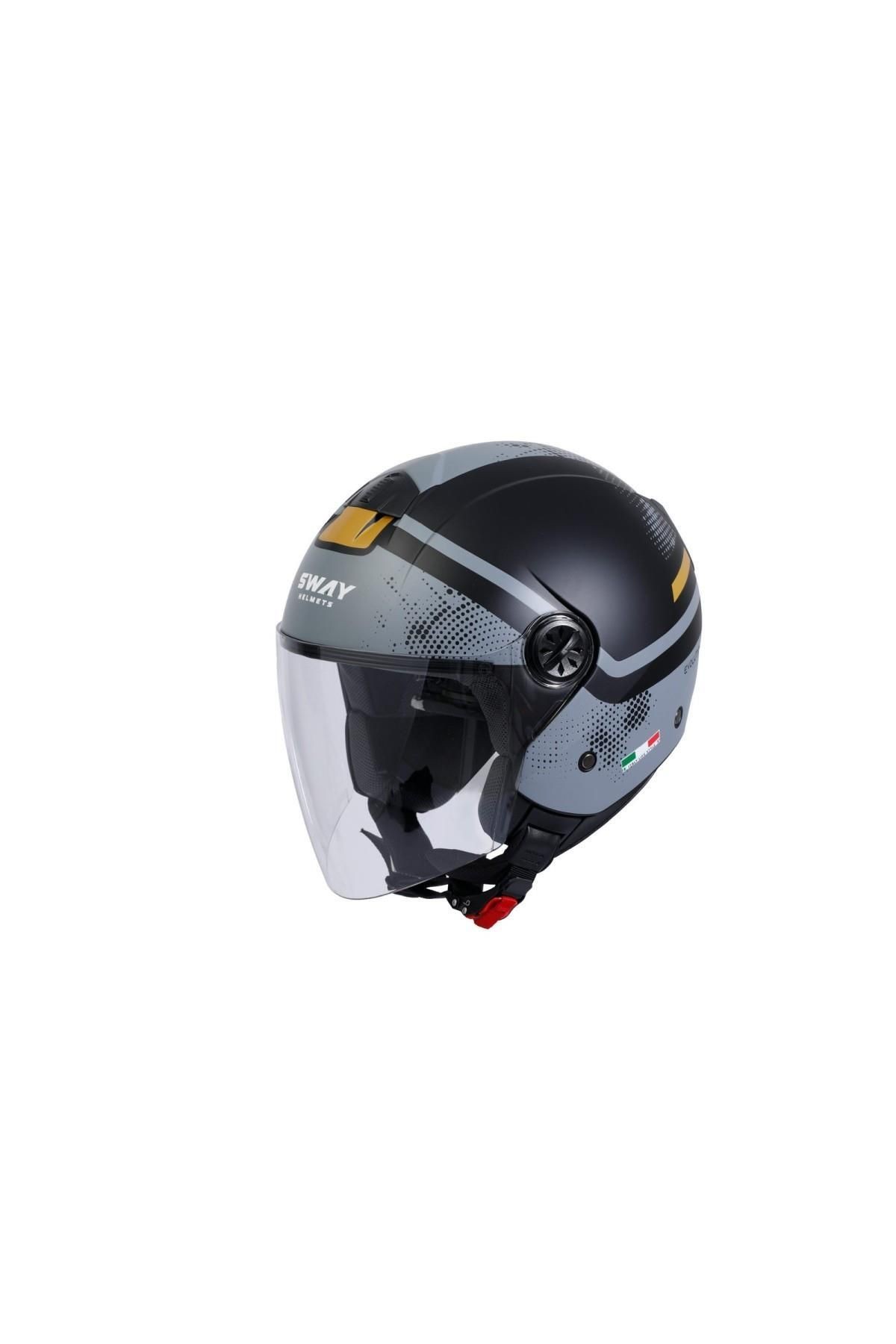 715 Kask Gemını Black Grey