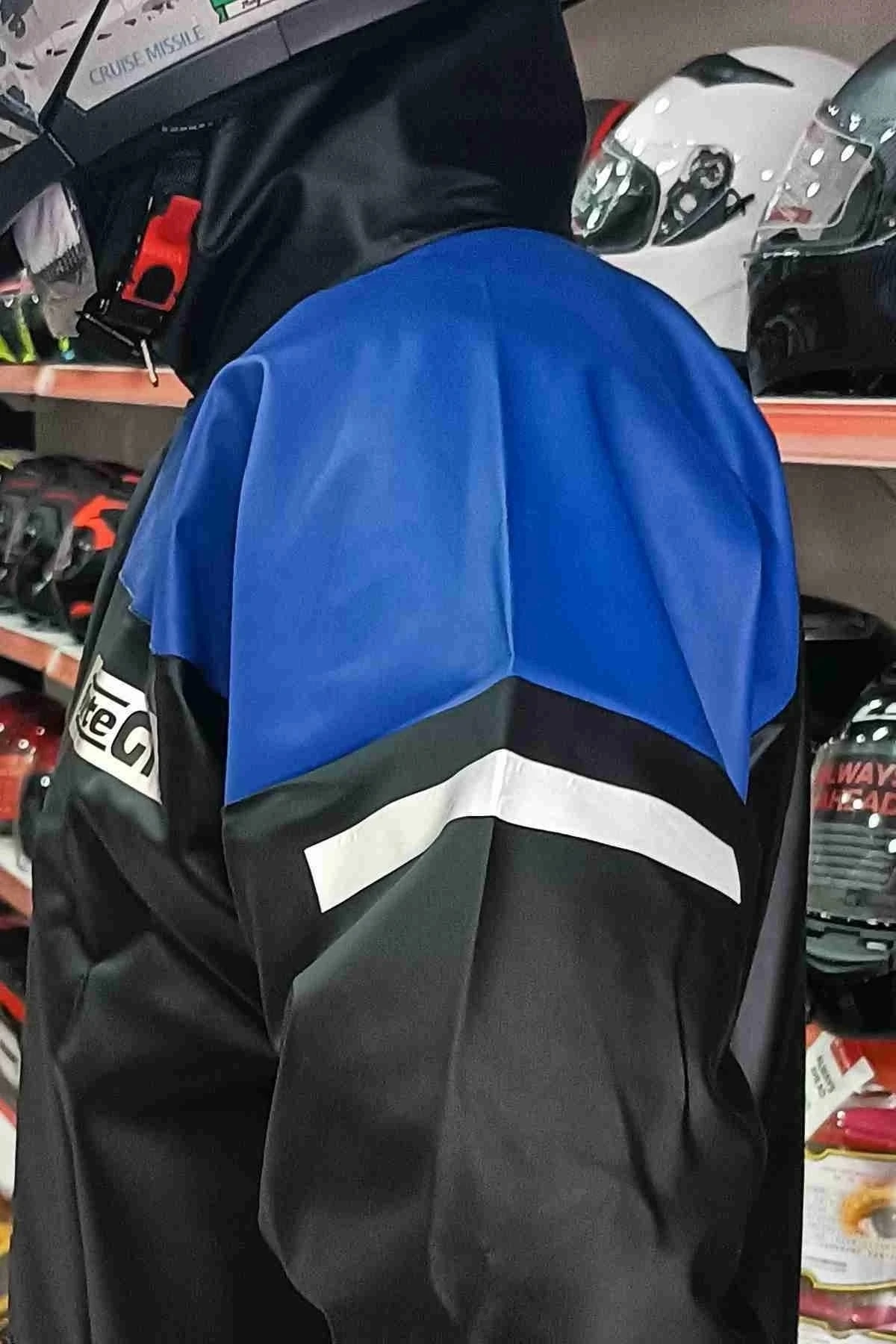 Gt Cepli Ve Reflektörlü Yağmurluk Takım Mavi