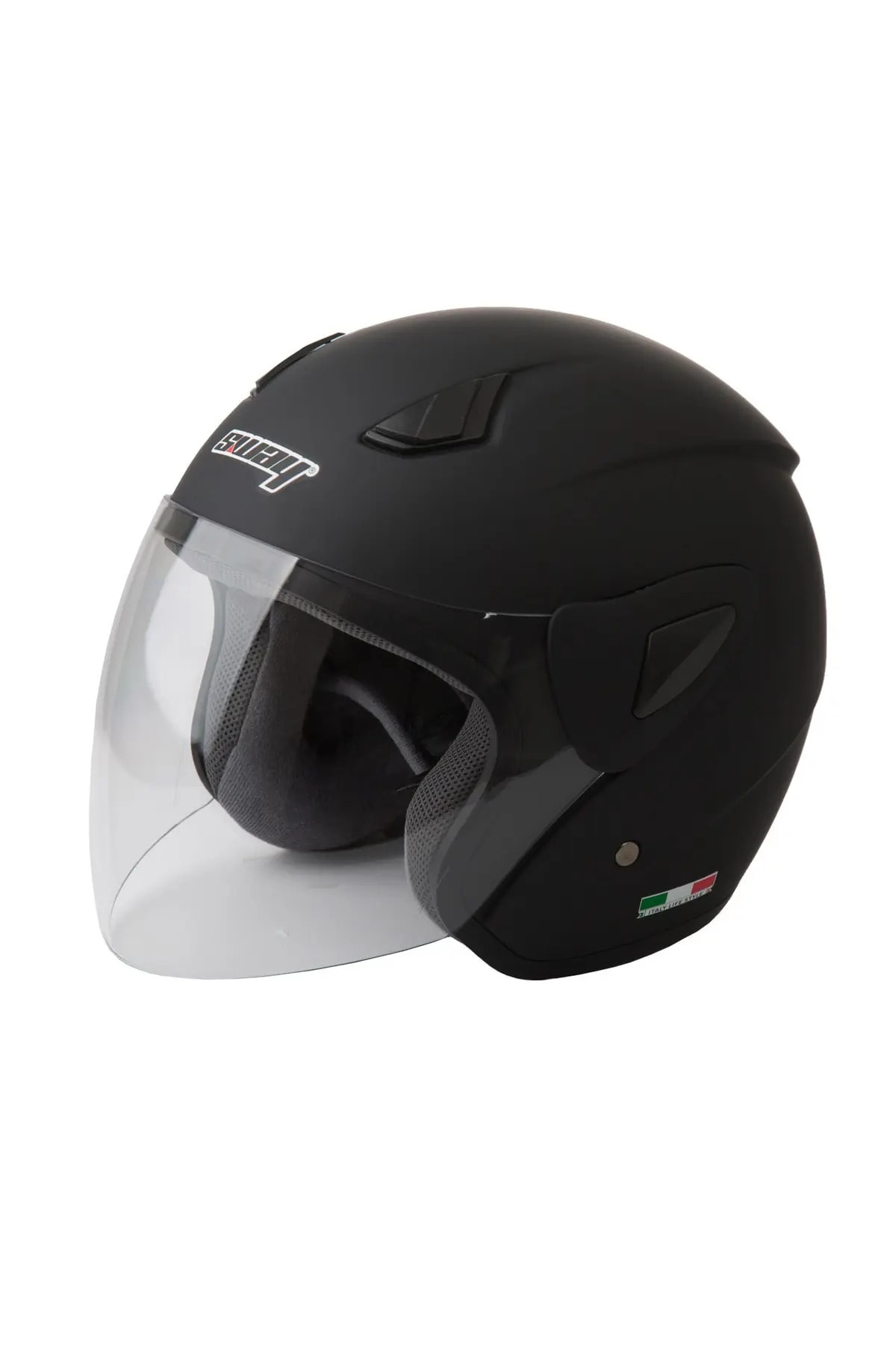 Mat Siyah Yarım Kask Sw 706