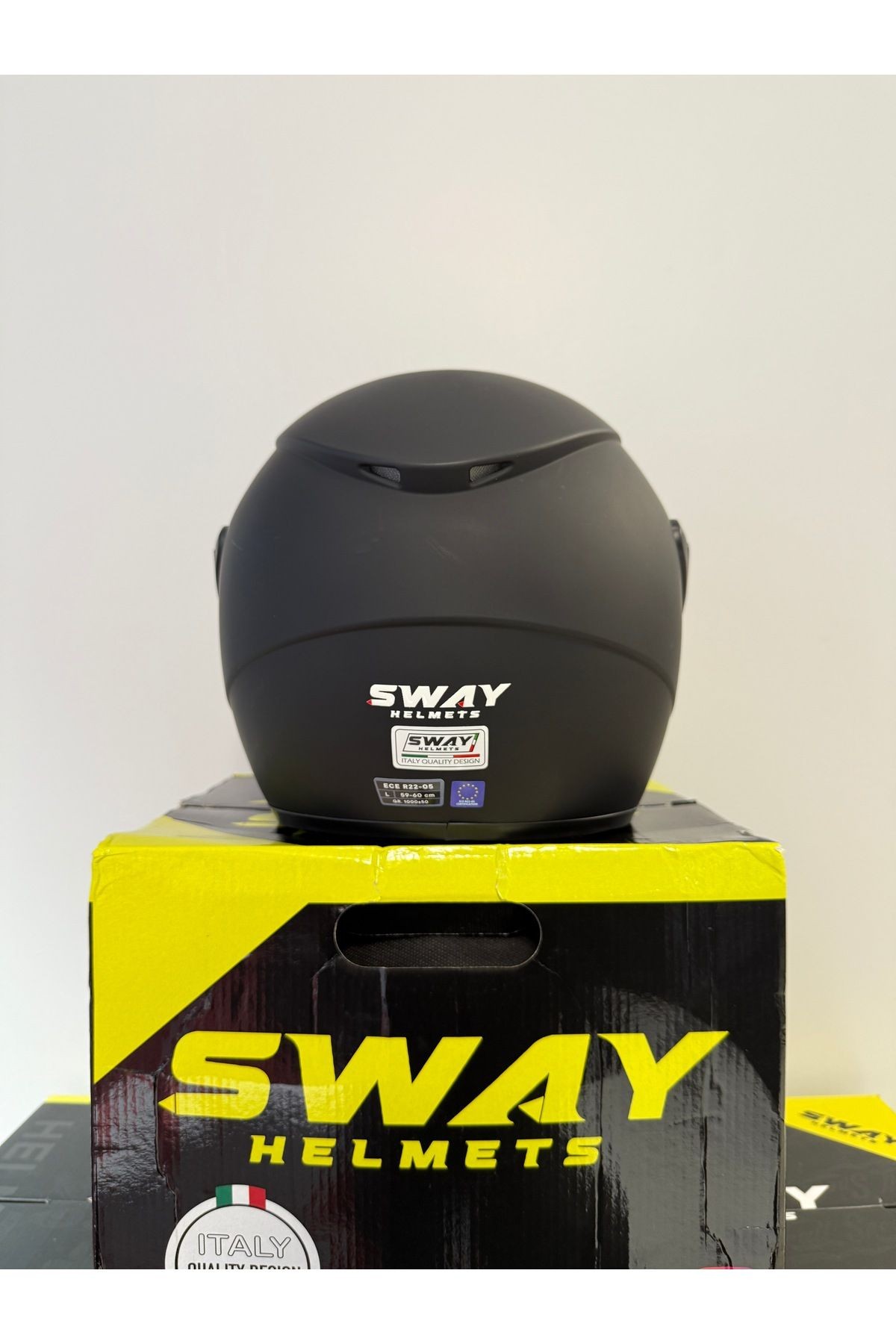 733 Siyah Vizör Yarım Kask