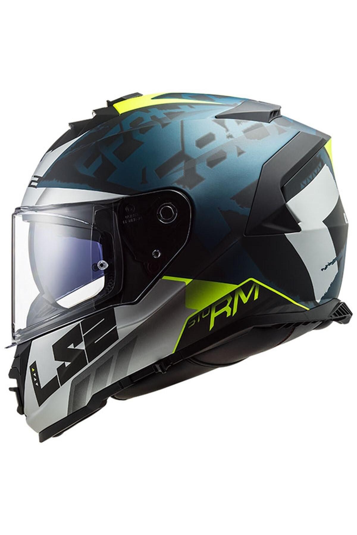Storm 2 Sprınter Mat Siyah-gri-cobalt Kask