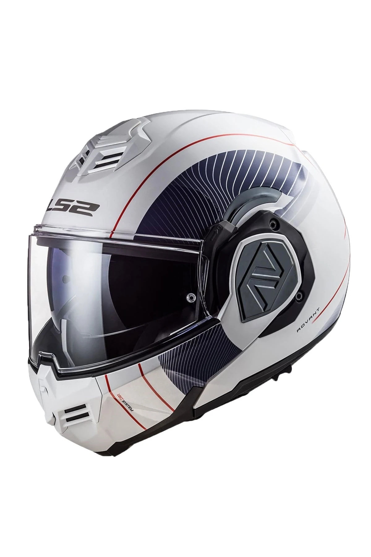 ADVANT COOPER ÇENE AÇILIR MODÜLER KASK BEYAZ MAVİ