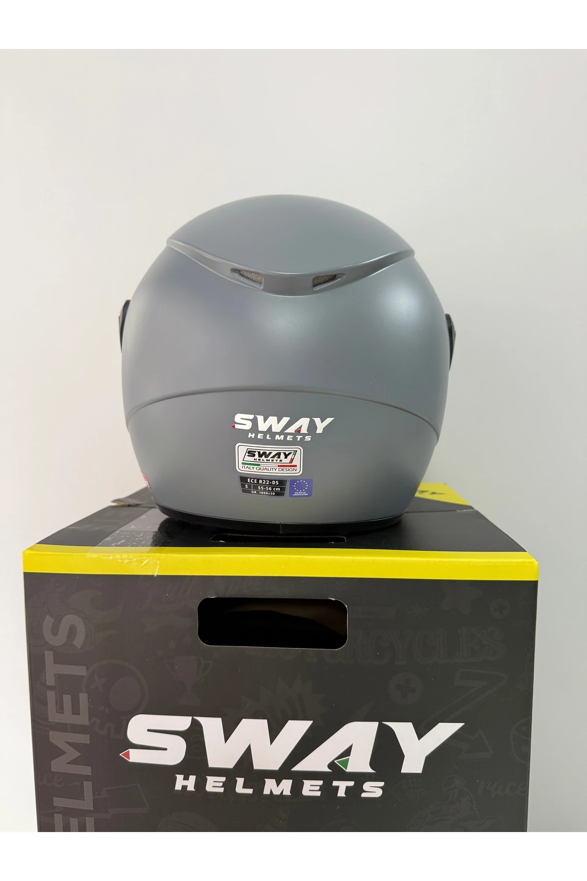 733 Mat Nardo Gri Yarım Kask