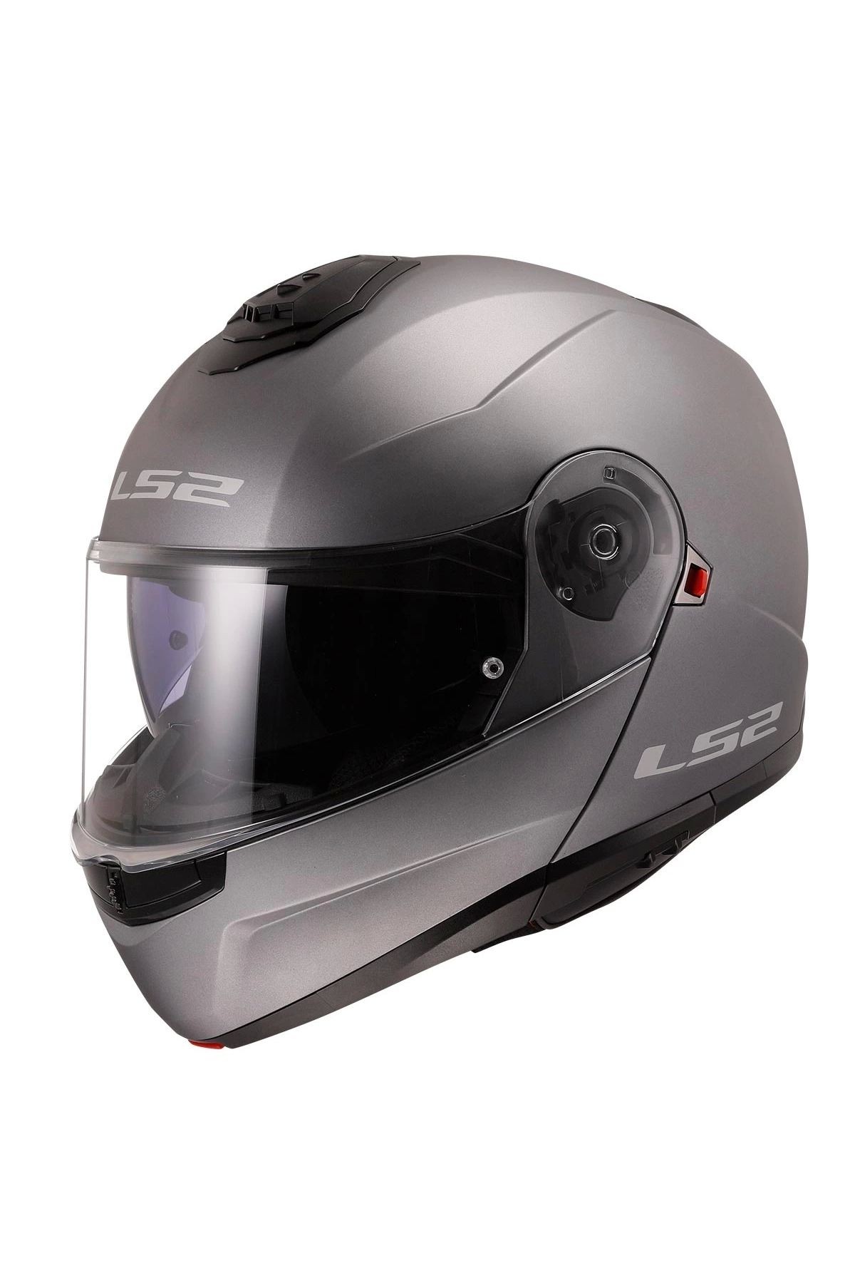 Strobe 2 Çene Açılır Mat Tıtanıum Kask