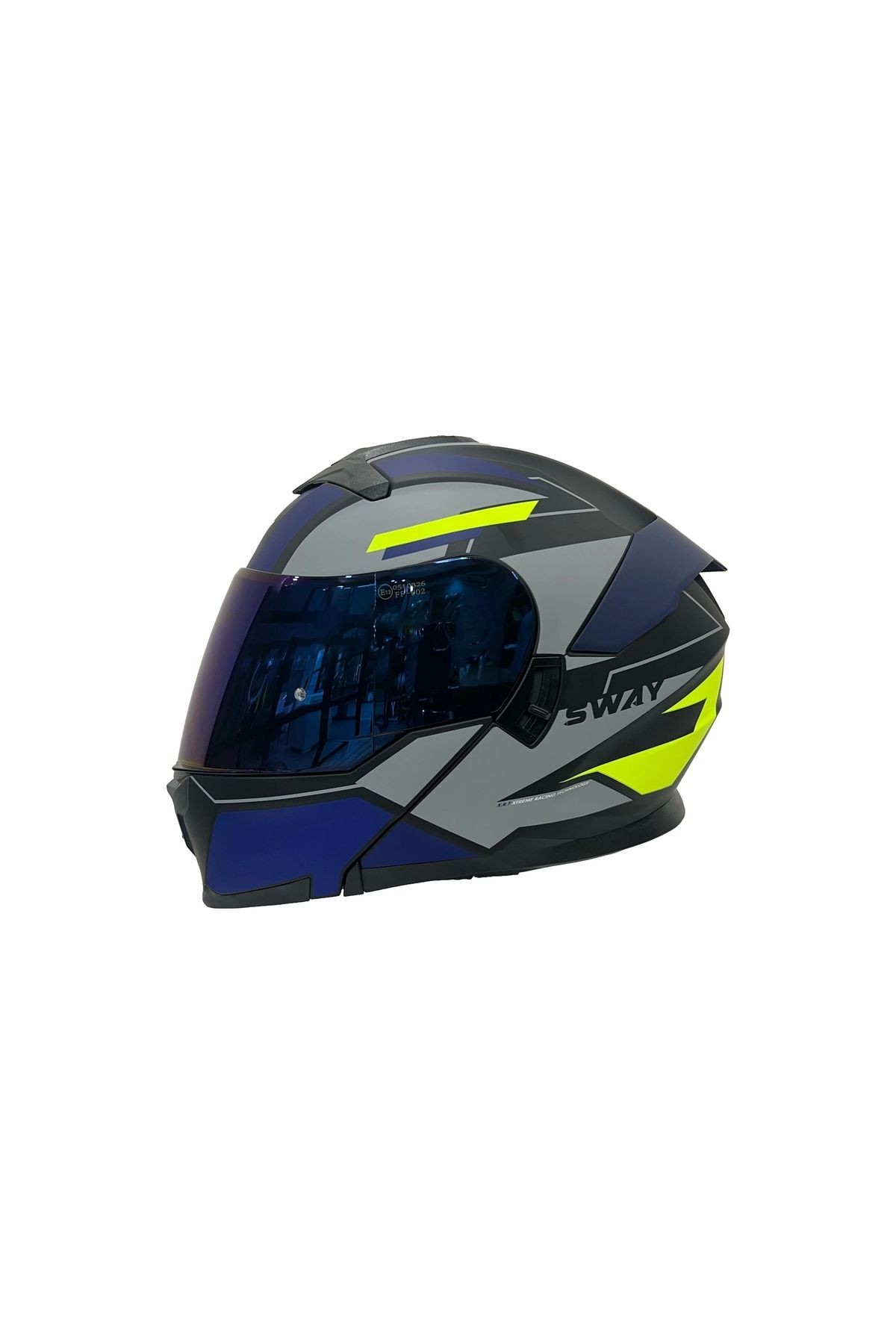 Kask Sw 912 B1 Blue Çene Açılır
