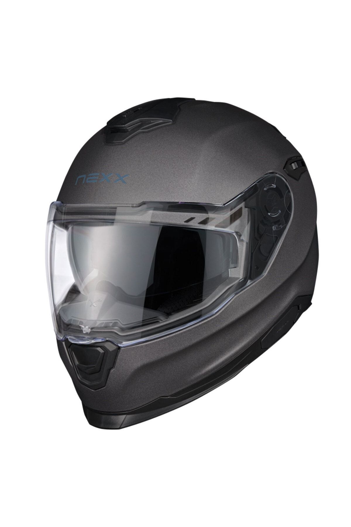 Y.100 MAT TITANIUM KASK