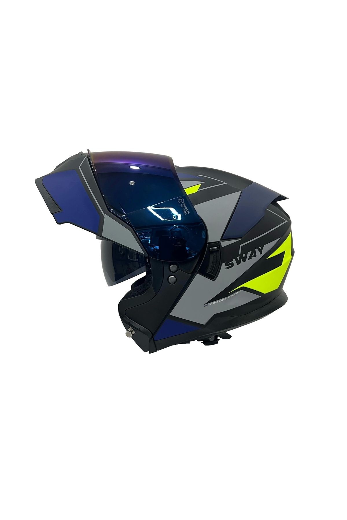Kask Sw 912 B1 Blue Çene Açılır