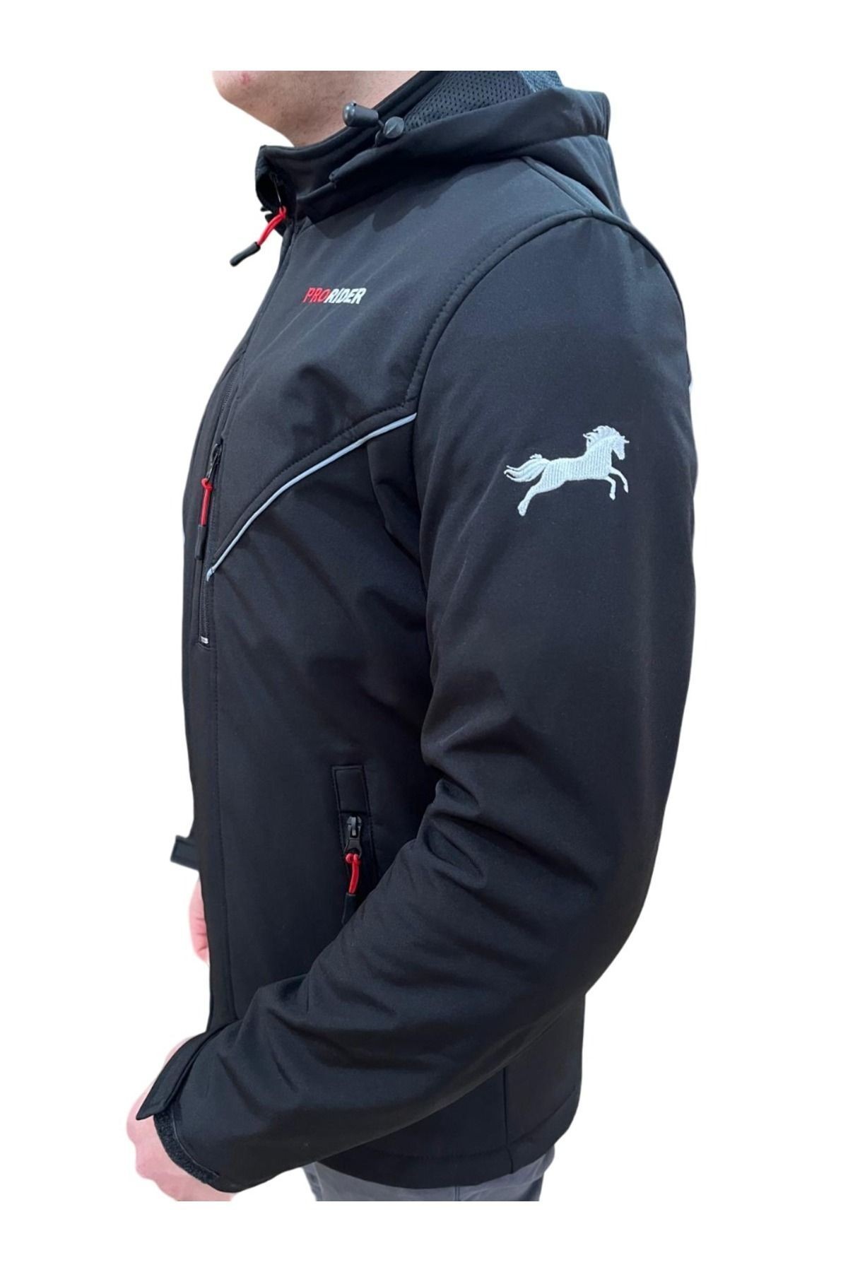 Shark Softshell Motosiklet Montu Korumalı Siyah