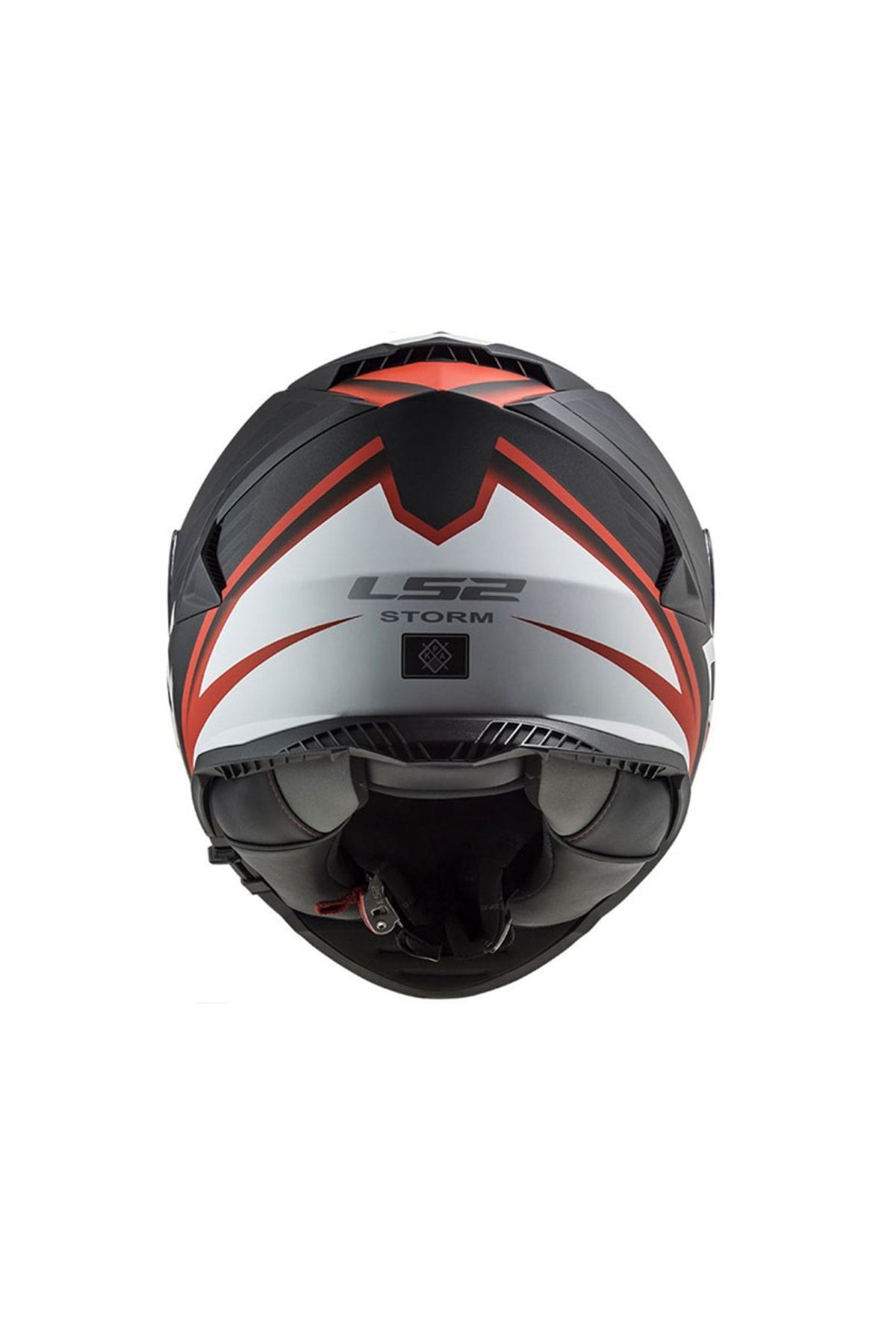 Ff800 Storm 2 Nerve Mat Black Red Motorcu Kaskı