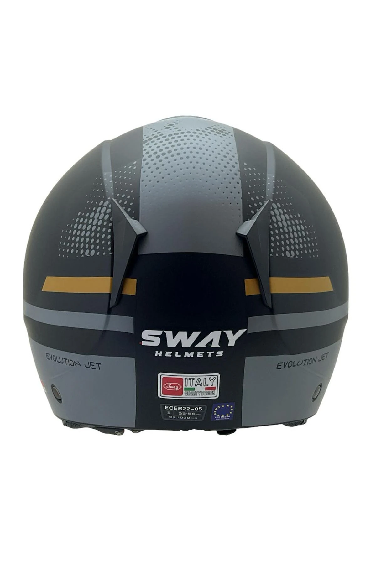 715 GEMINI SİYAH-GRİ KASK