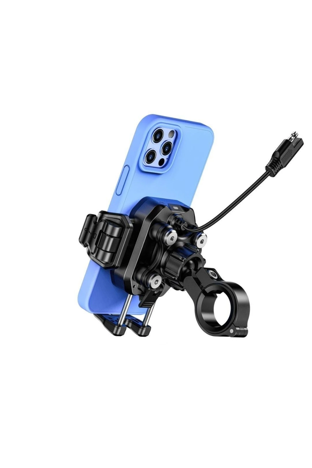 M33 PLUS TİTREŞİM MODÜLLÜ TELEFON TUTUCU (KABLOSUZ VE TYPE-C ŞARJLI )