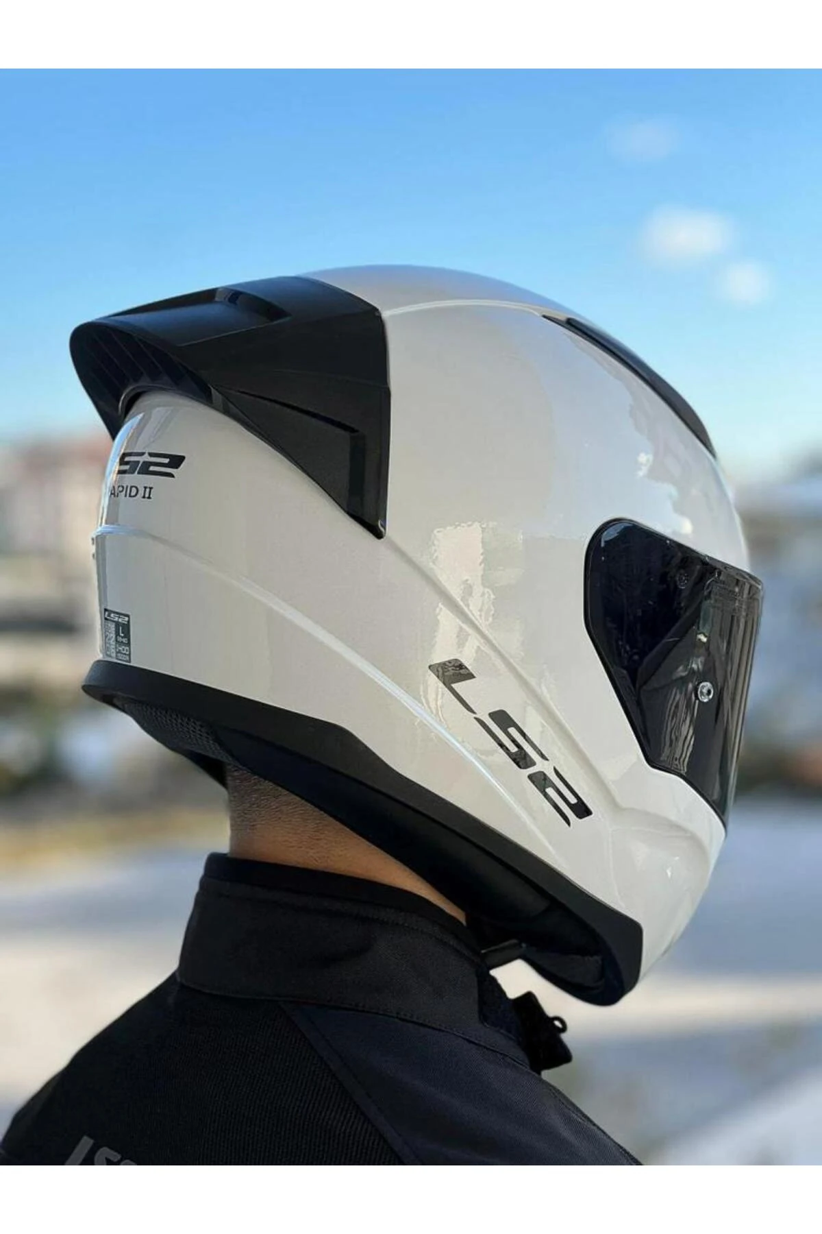 Rapid 2 Race Beyaz Kask