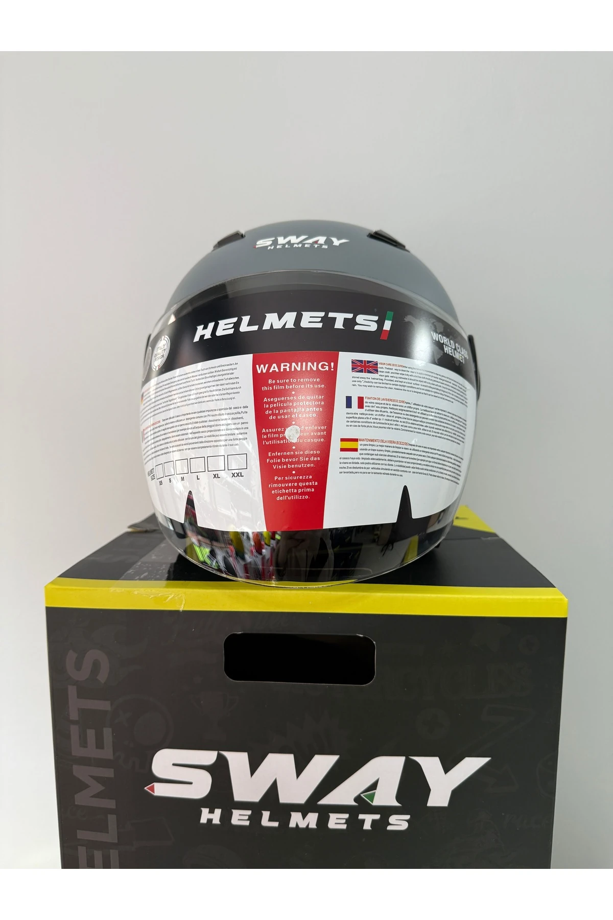 733 Mat Nardo Gri Yarım Kask