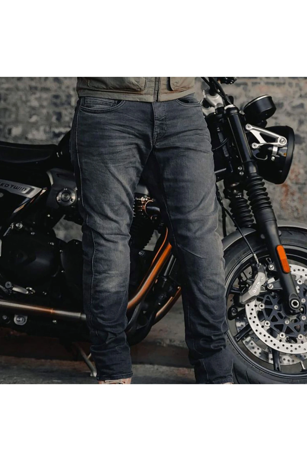 DETROIT 2 KOT PANTOLON GRİ