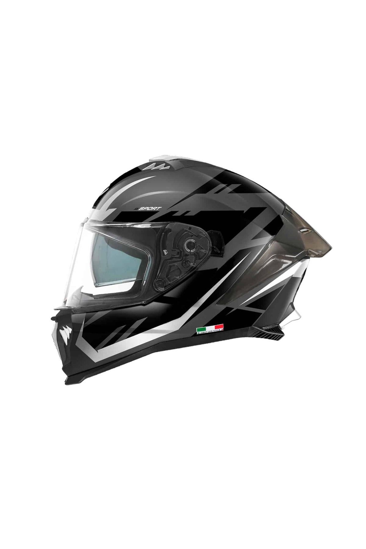 865 KASK ATOS GREY BLACK WHITE