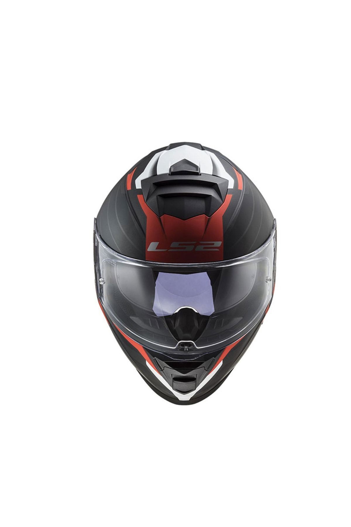 Ff800 Storm 2 Nerve Mat Black Red Motorcu Kaskı