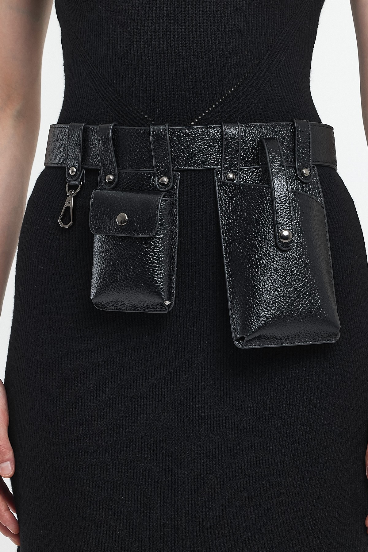 Genuine Leather Pocket Belt