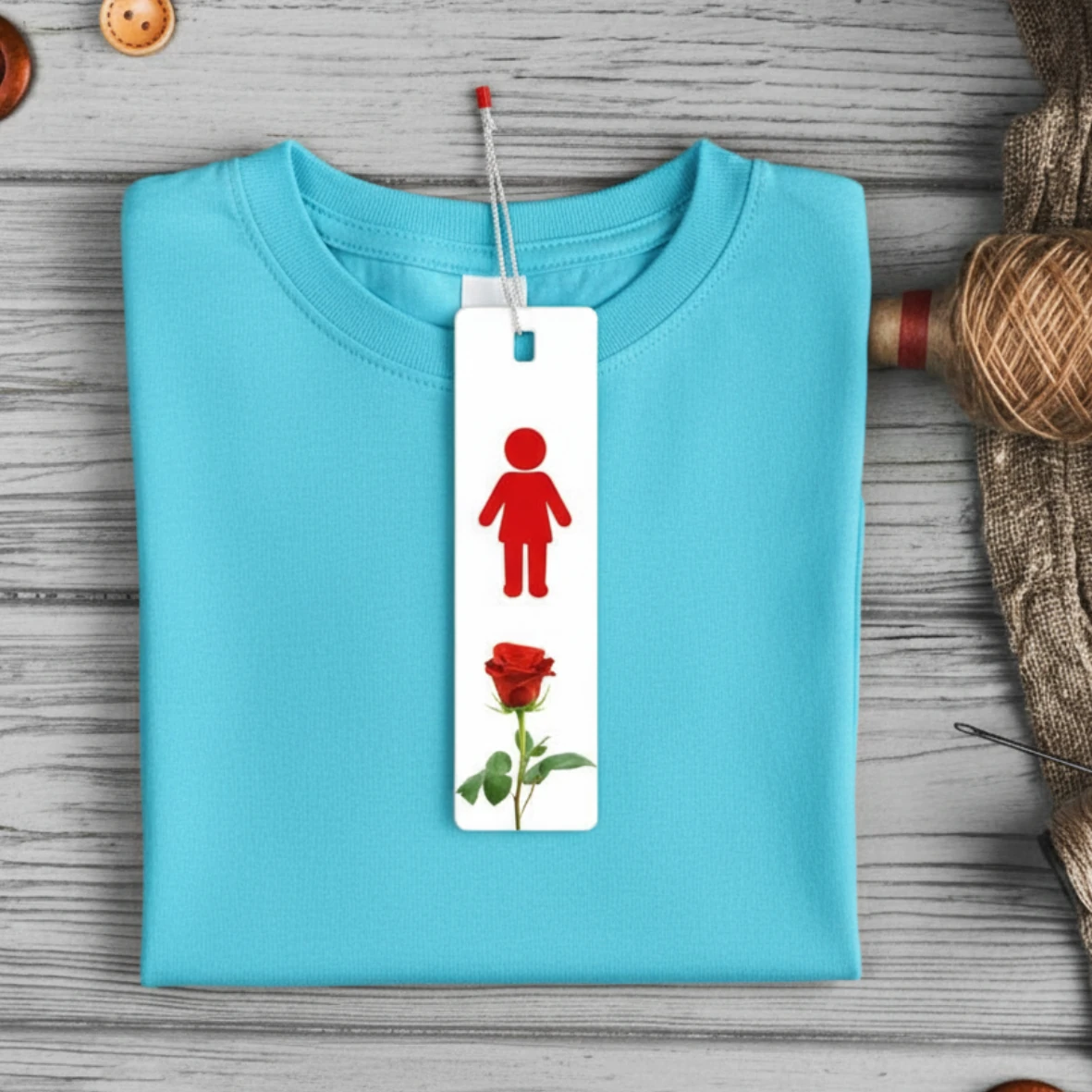 Karton Ürün Etiketi 5cm x 16cm aralığında