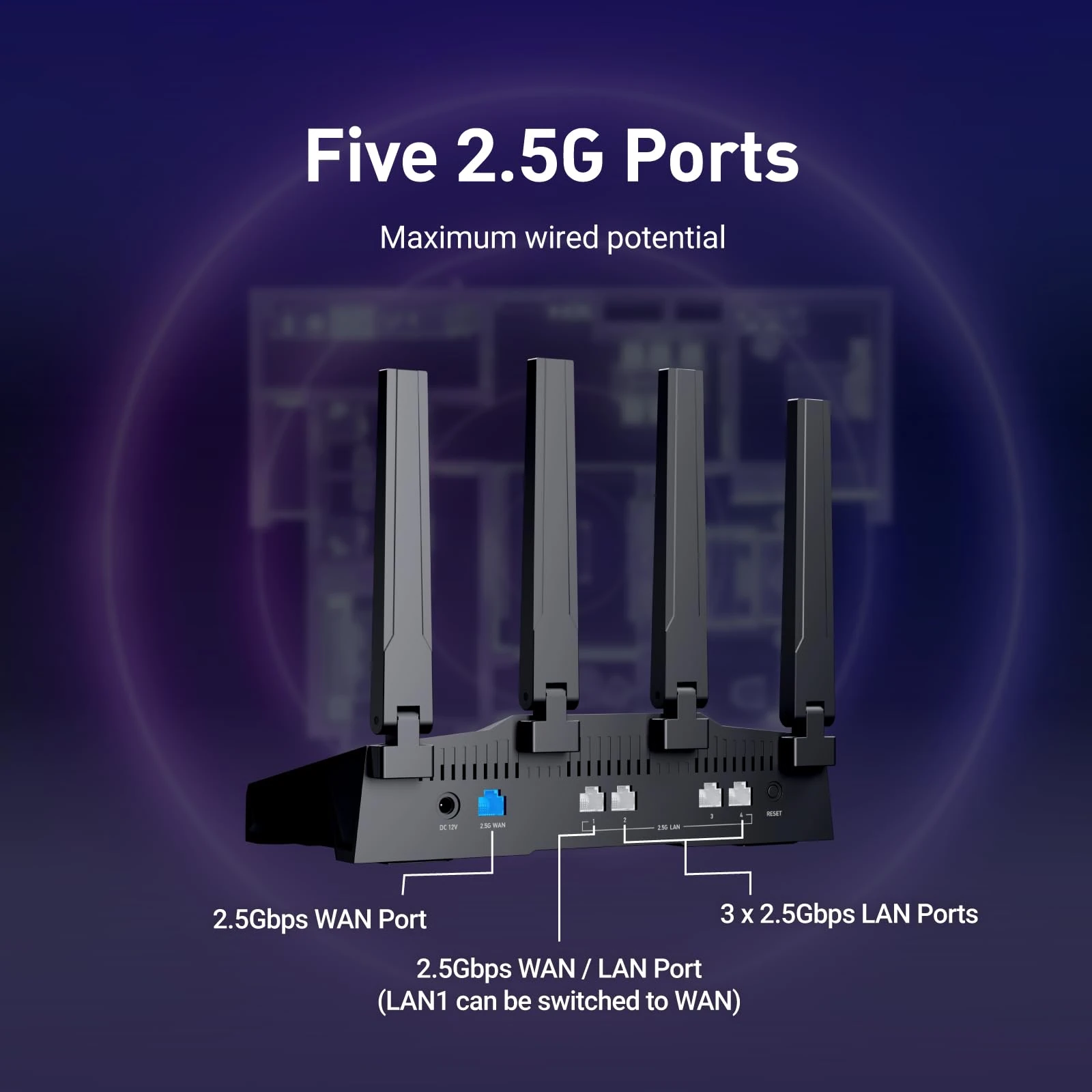 GL.iNet GL-BE9300(Flint 3) Tri-Band WiFi 7 Router, High-Speed Gaming R