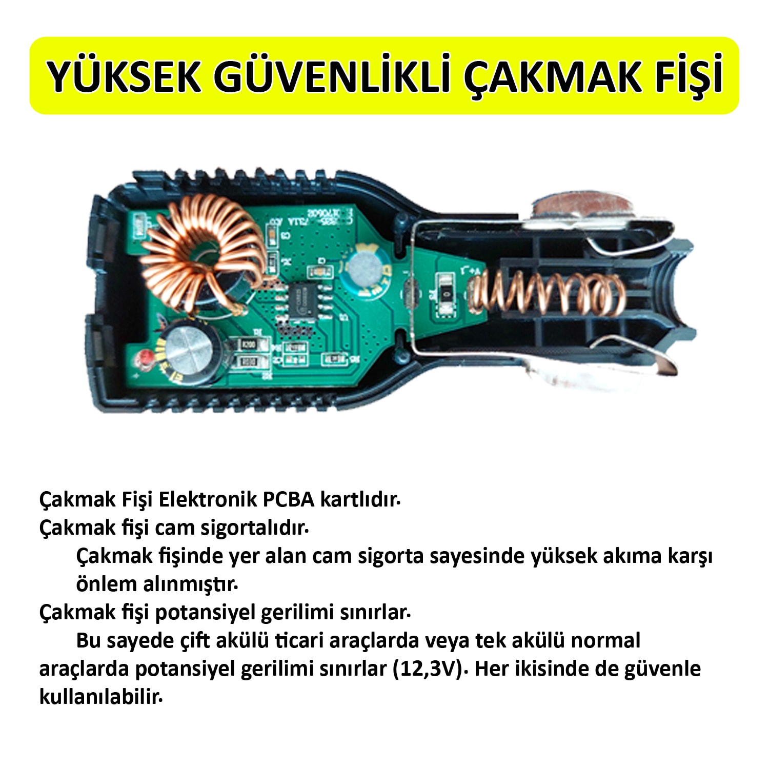 Çakmak Fişi (Isıtmalı Minderlerin Araçta Kullanımı İçin)