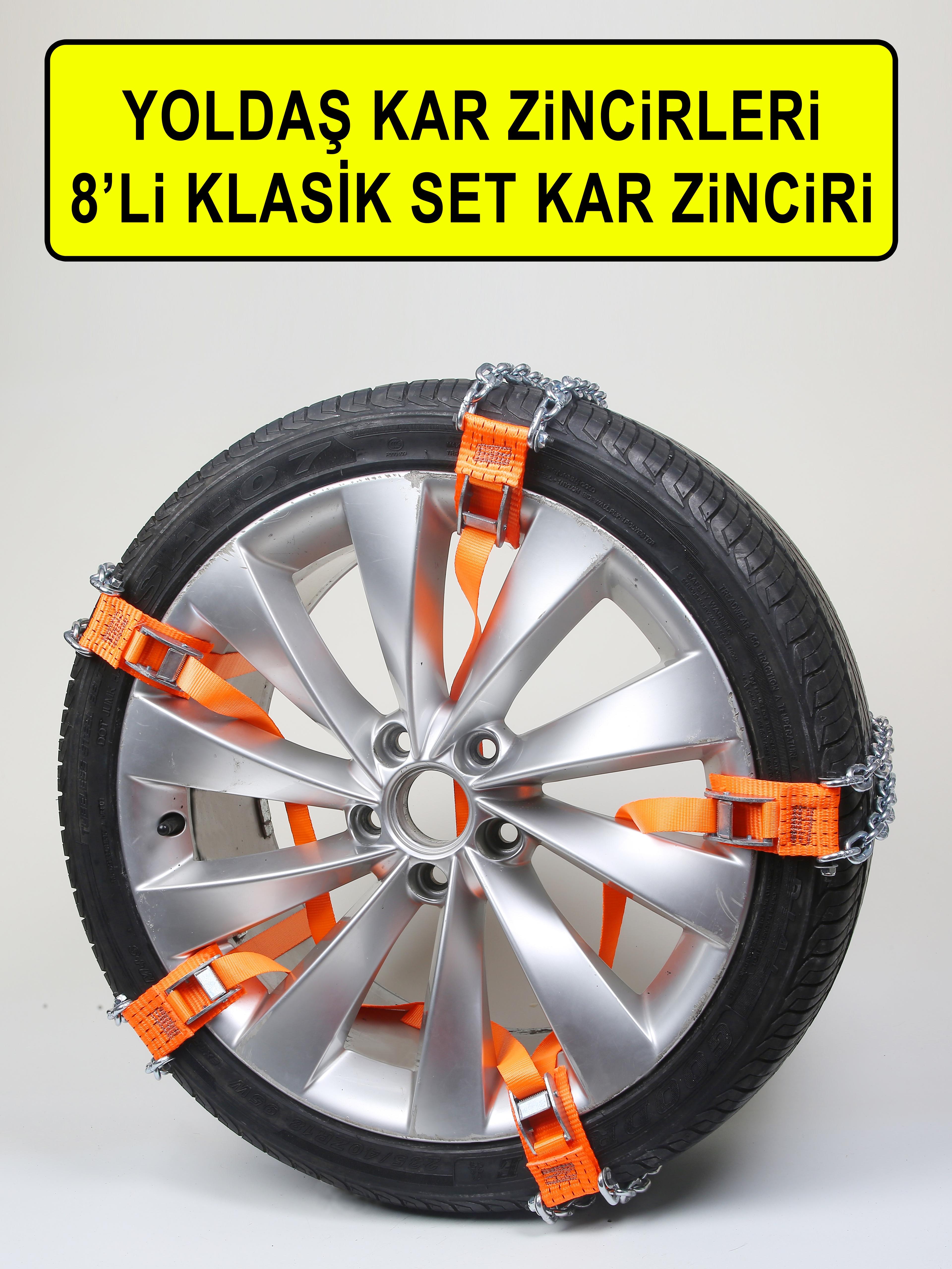 Yoldaş Kar Zinciri 8'li KLASİK set