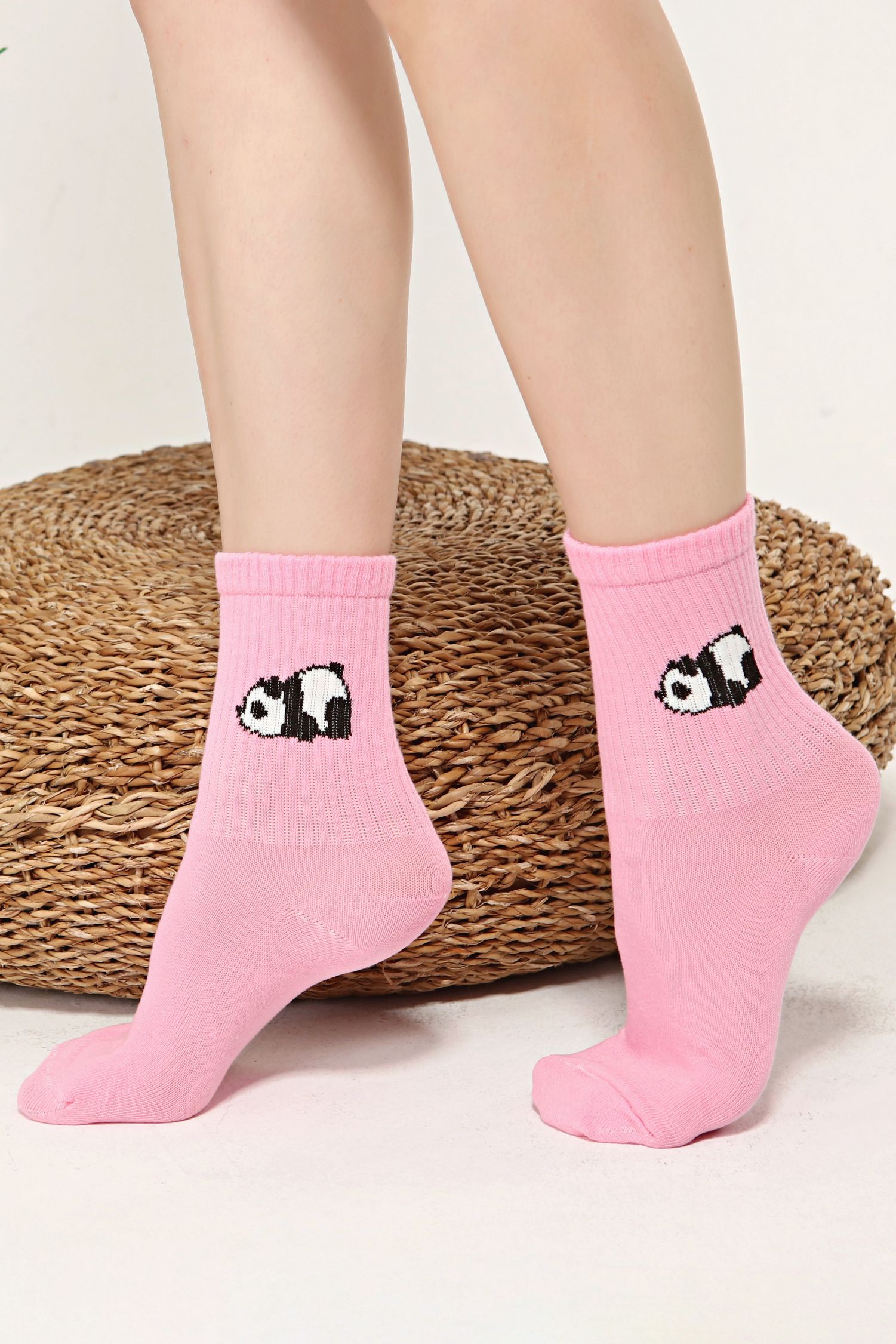 5'li Hayvan Desenli Kolaj Renkli Çorap Set