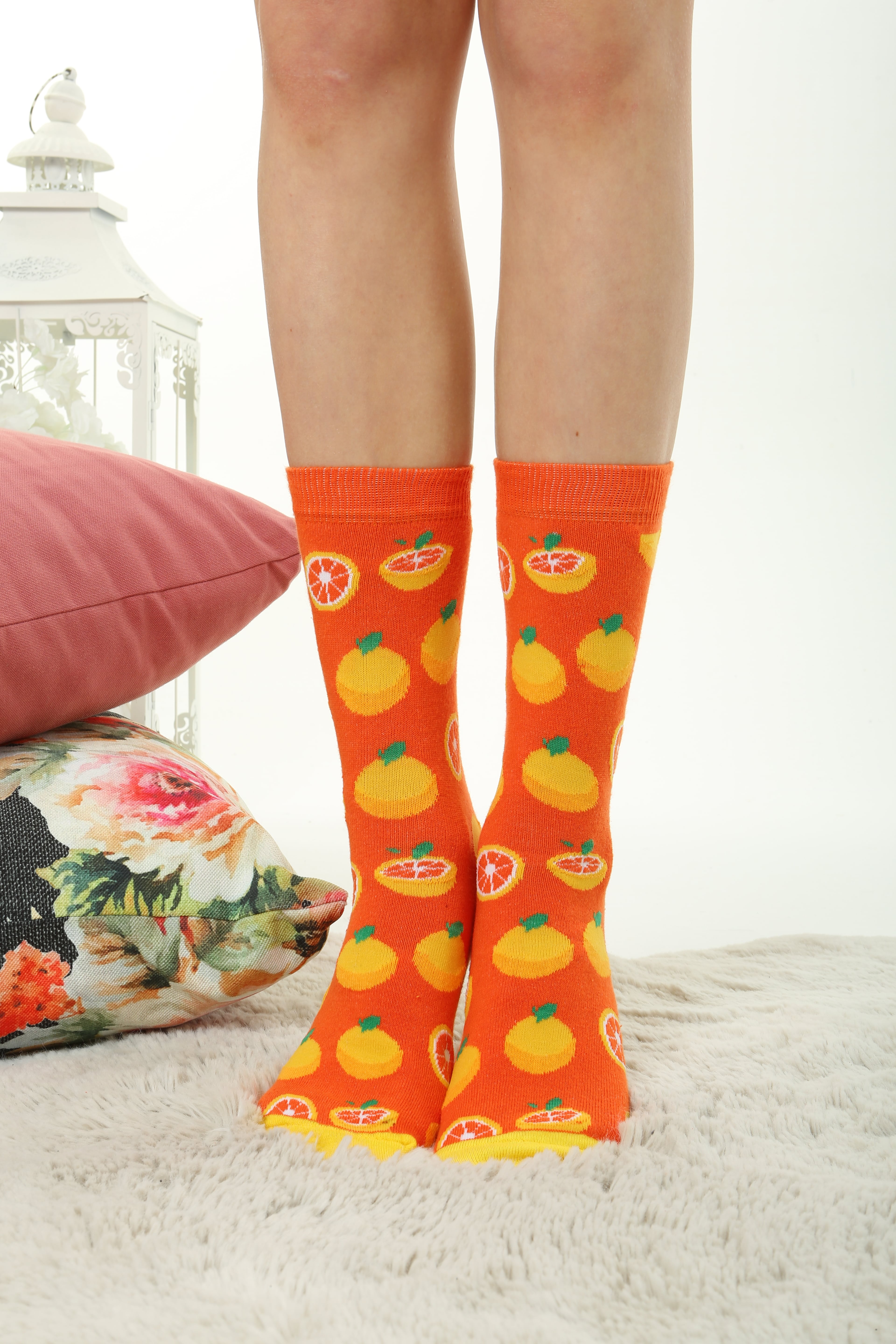 6'lı Meyve Ve Hayvan Desenli Karma Renkli Set