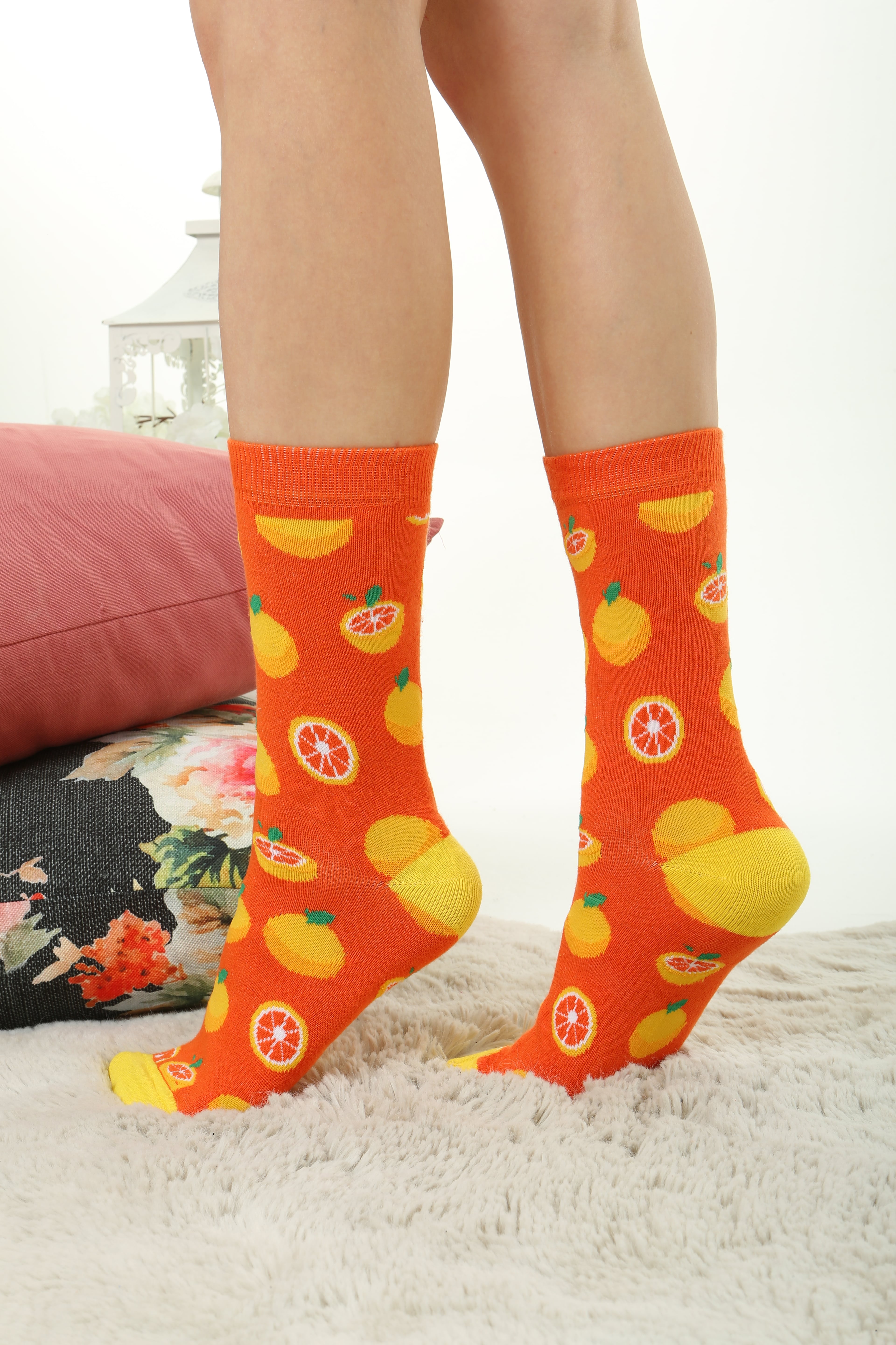 6'lı Meyve Ve Hayvan Desenli Karma Renkli Set