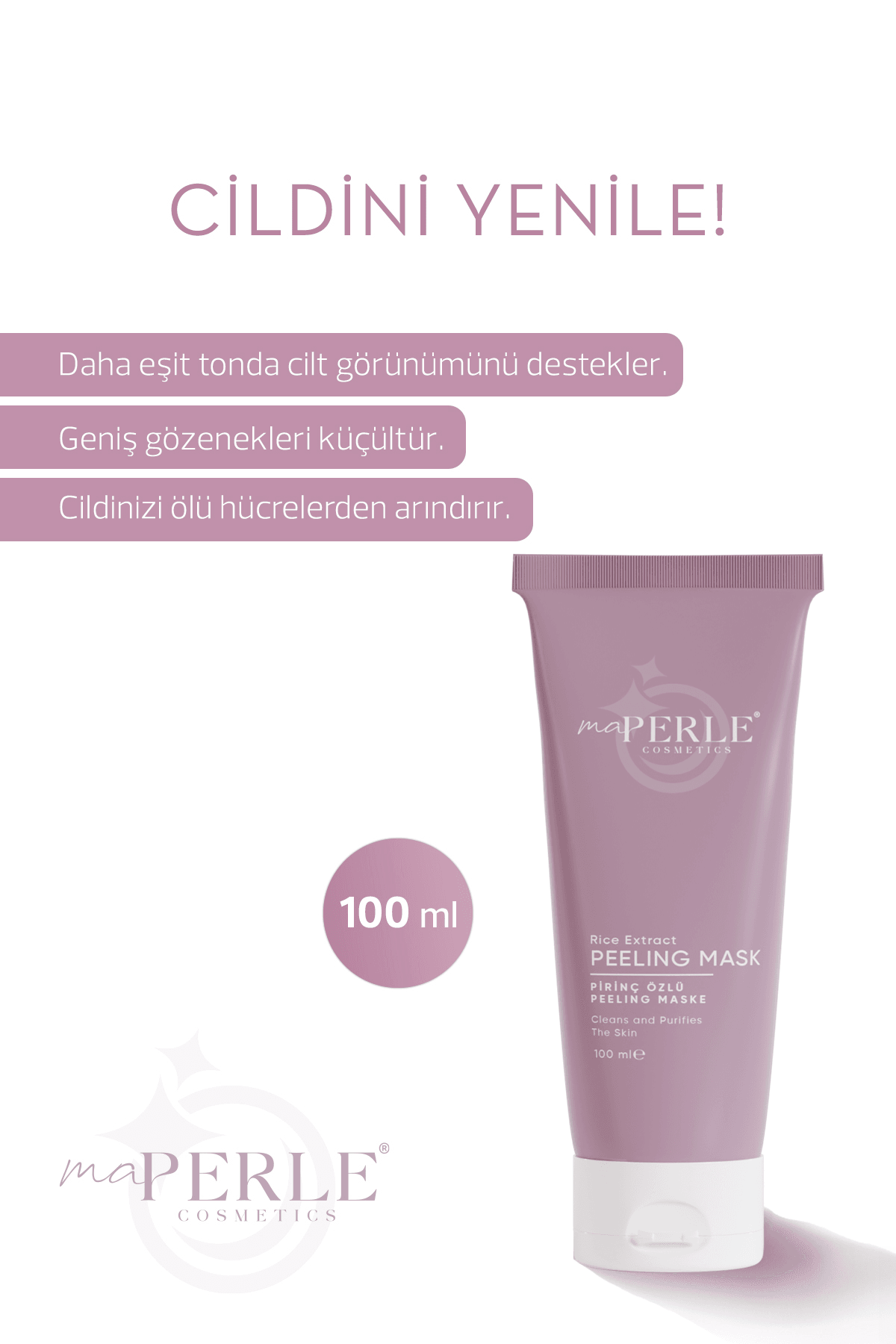 Pirinç Özlü Peeling Maske