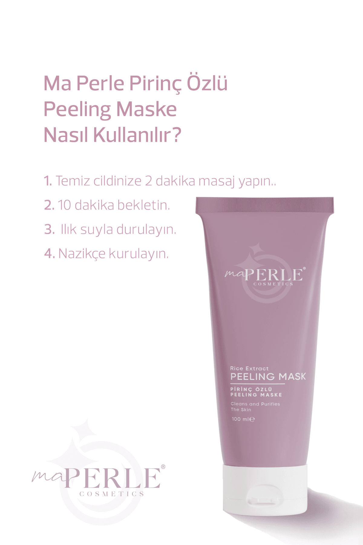 Pirinç Özlü Peeling Maske