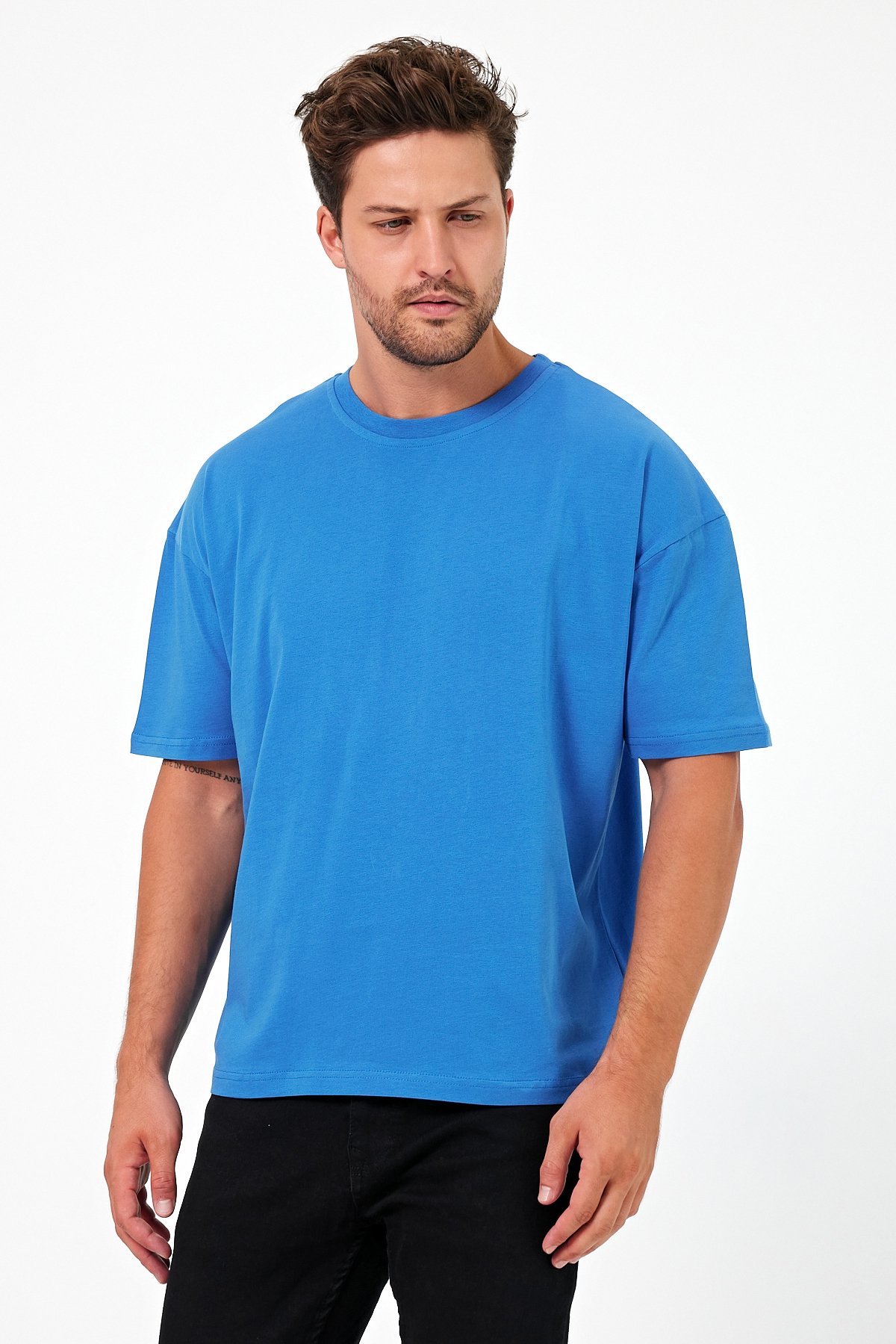 Oversize T-Shirt - Mavi
