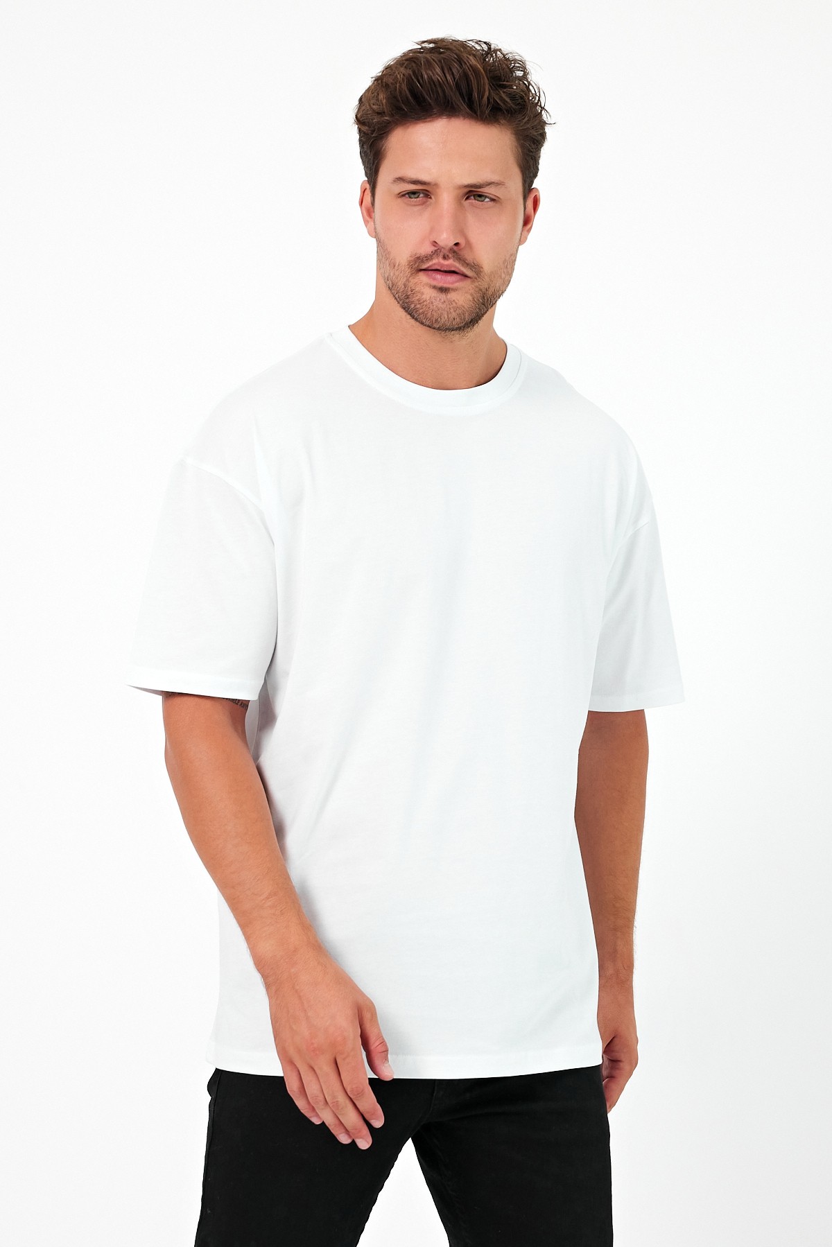 Oversize T-Shirt - Beyaz
