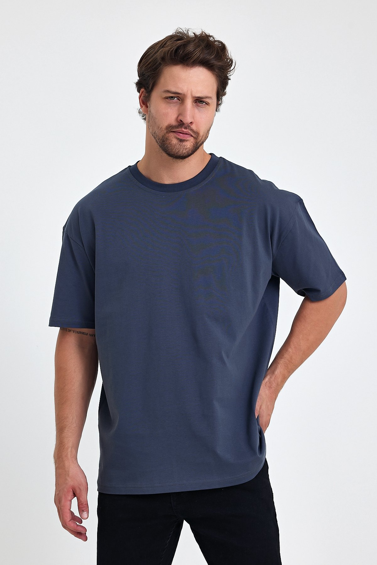 Oversize T-Shirt - Füme