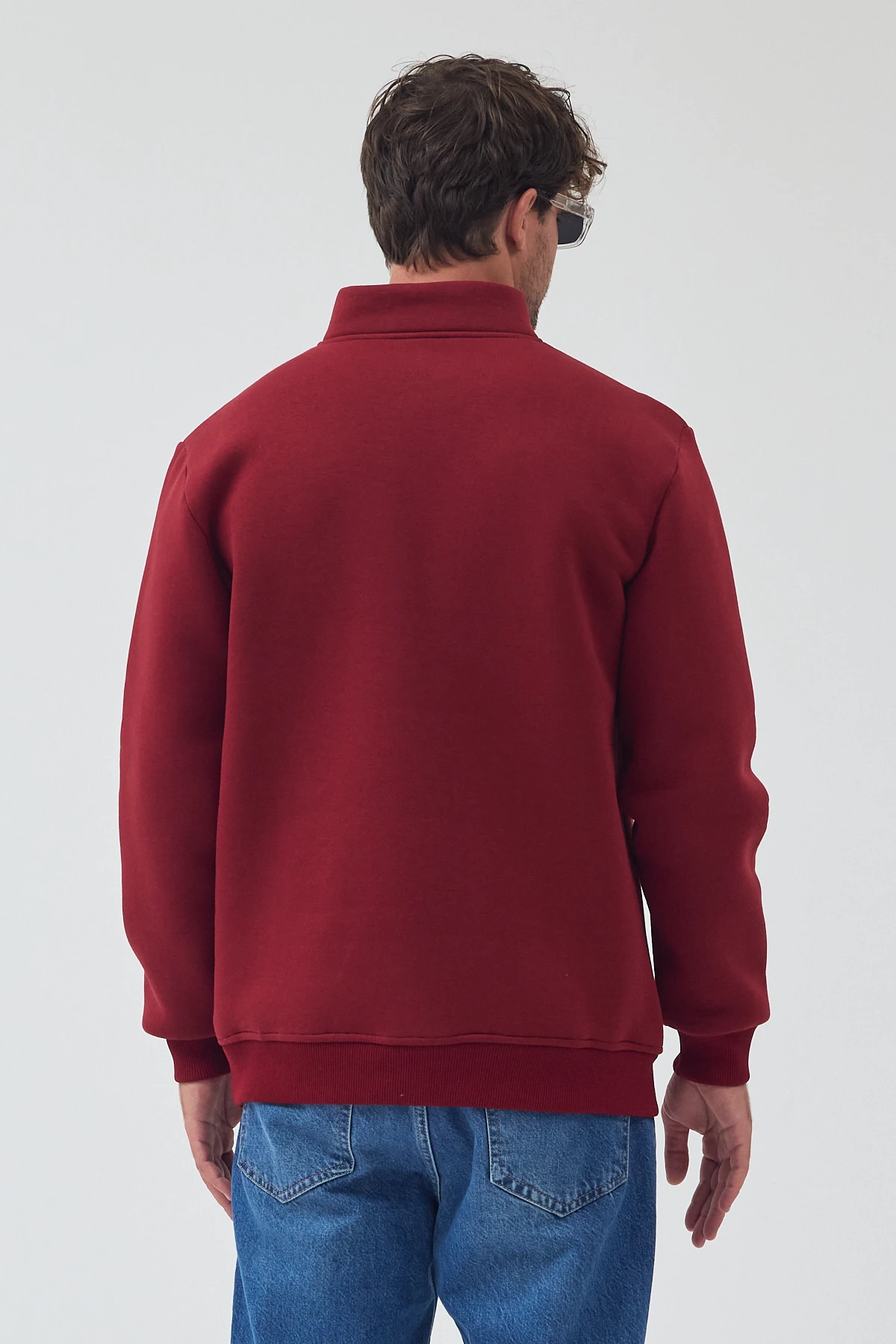 Yarım Fermuarlı Sweatshirt