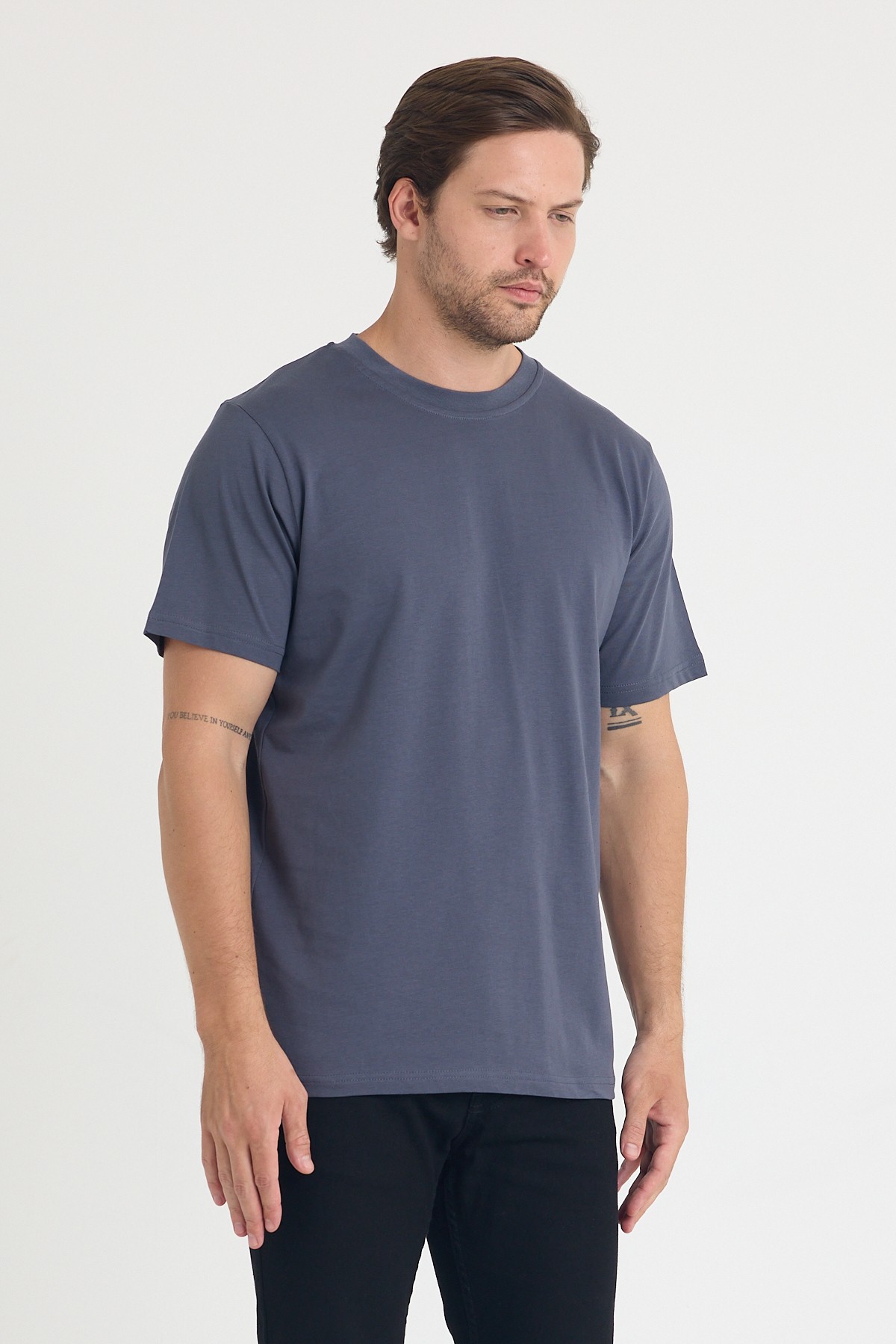 Regular T-Shirt - Füme