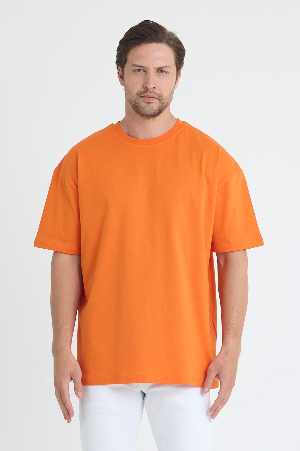 Oversize T-Shirt - Turuncu