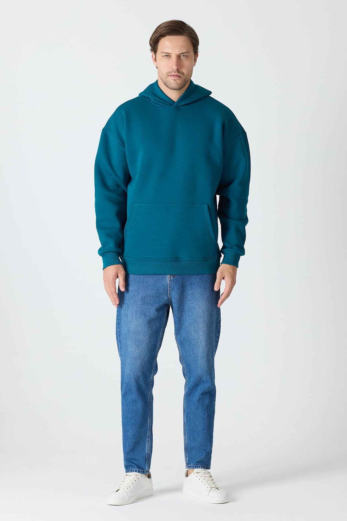 Hoodie - Petrol Yeşili