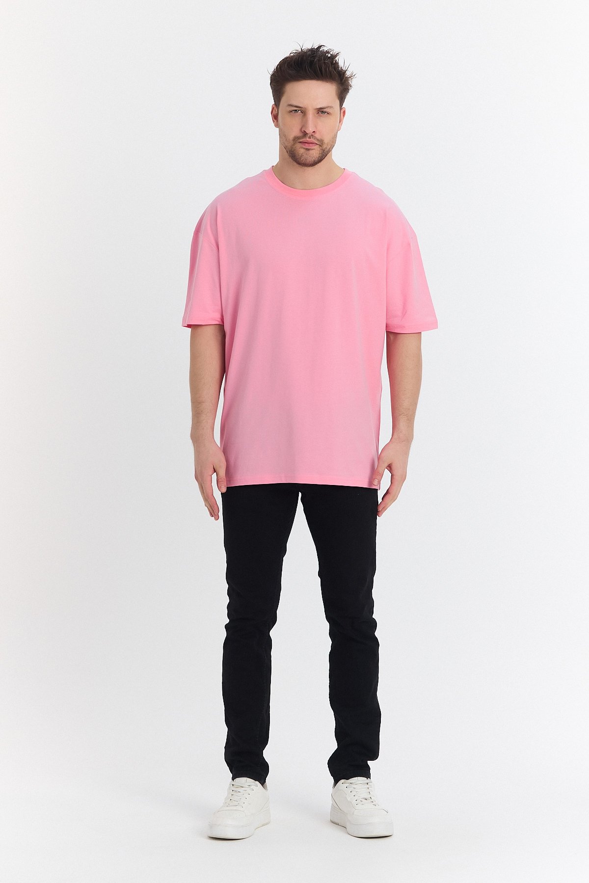 Oversize T-Shirt - Pembe
