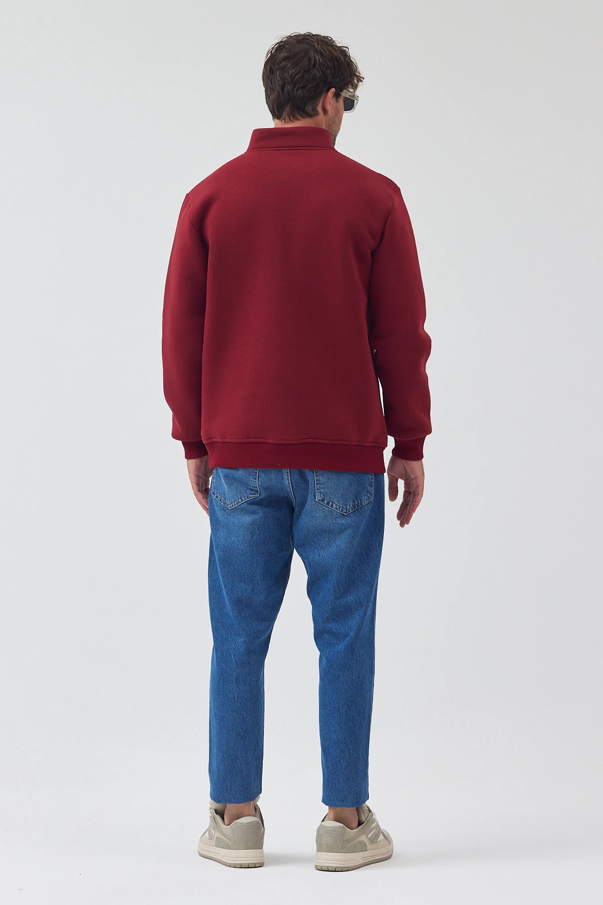 Yarım Fermuarlı Sweatshirt