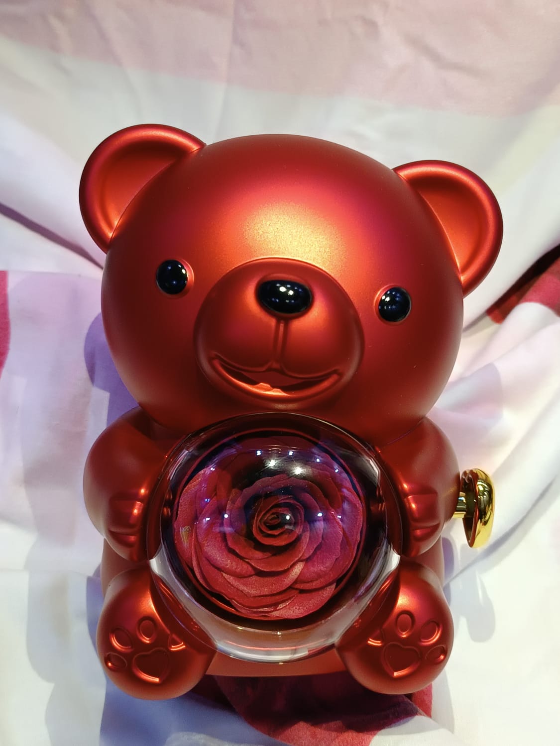 İthal Kırmızı Ayıcık Gül Kutusu