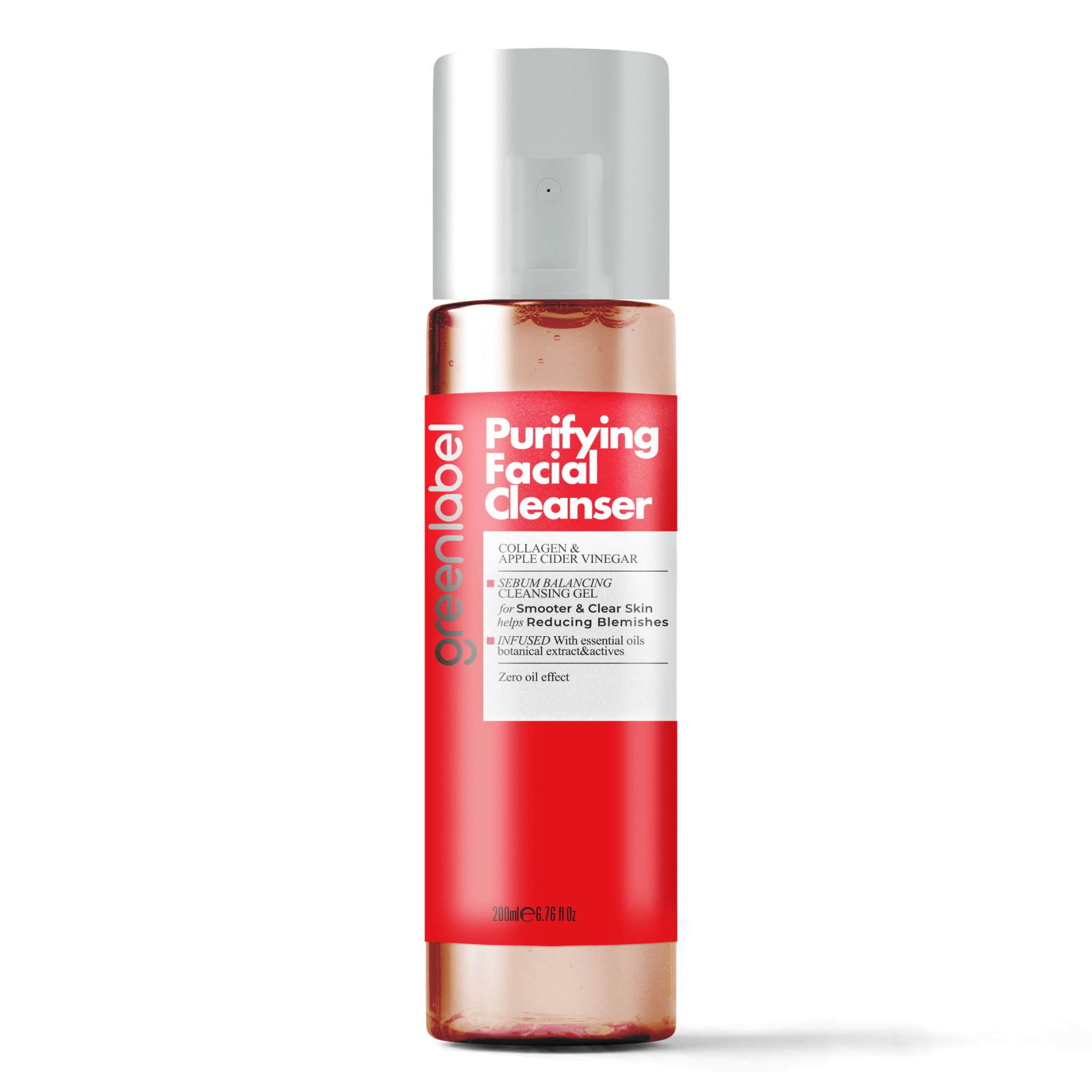 Purifying Facial Cleanser – Reinigendes Gesichtsreinigungsgel mit Apfelessig und Kollagenextrakt 200 ML main variant image