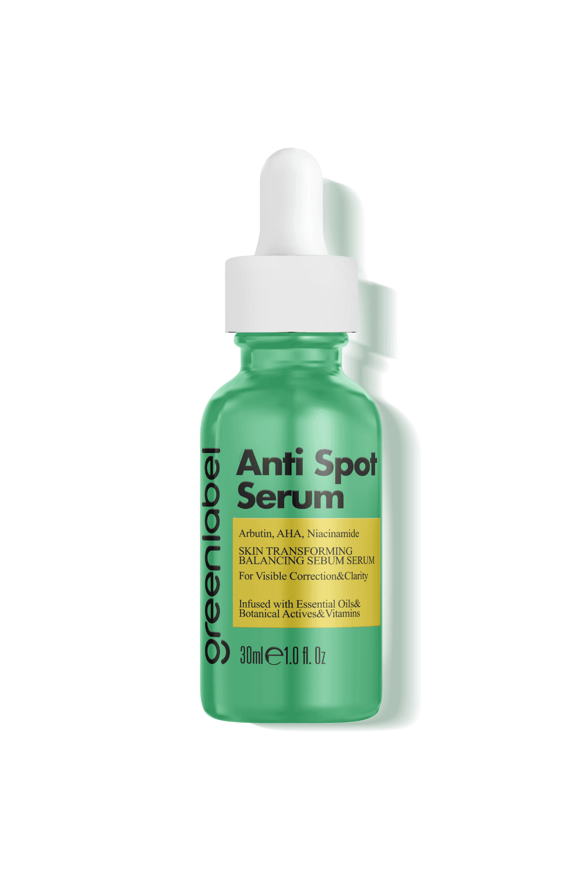 Anti-Unreinheiten und Hautton ausgleichendes Anti-Flecken-Serum mit Arbutin, Aha und Niacinamid, 30 ml.