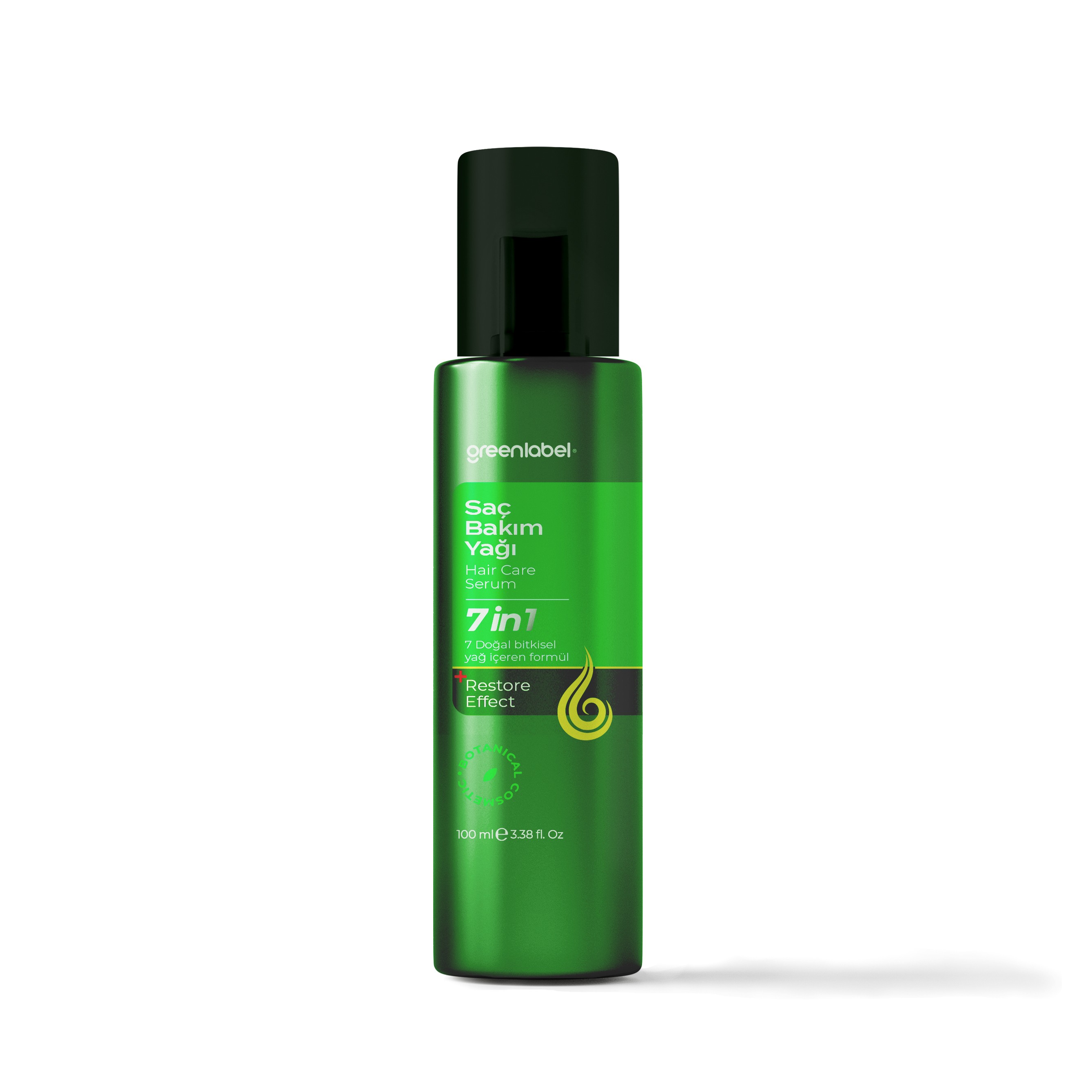 Revitalisierendes Anti-Haarausfall-Haarpflegeöl mit 7 Pflanzen, 100 ml.