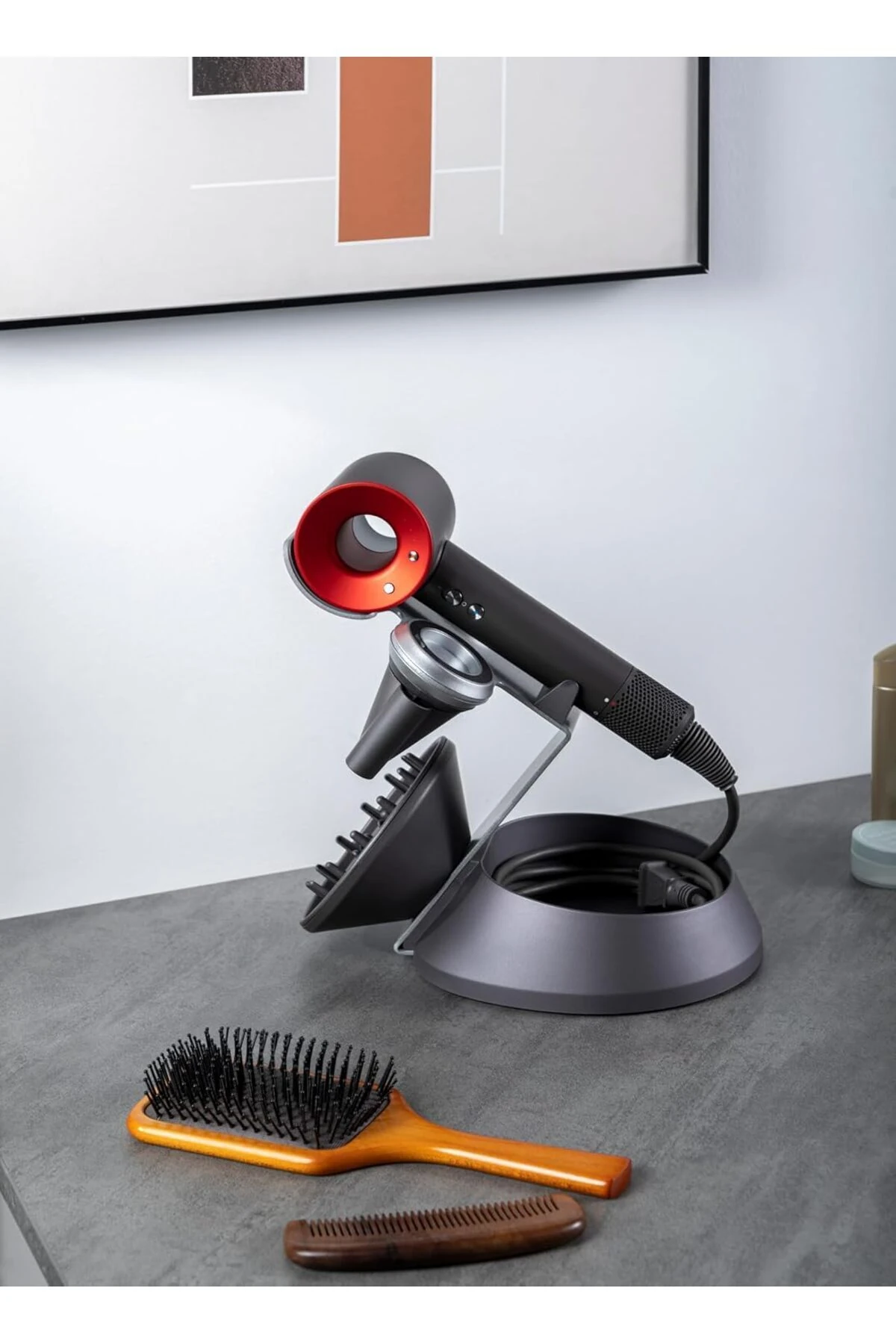 Dyson Supersonic Stand, Manyetik Tutucu, Difüzör Ve Kablo Organizatörü (NURAL ILE UYUMLU DEĞİLDİR)