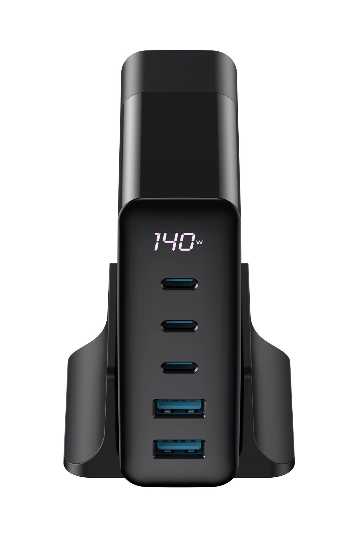 Havit 140W Gan Teknoloji 5-Portlu PD 3.1 Göstergeli Hızlı Şarj Cihazı (Macbook, Iphone Uyumlu)